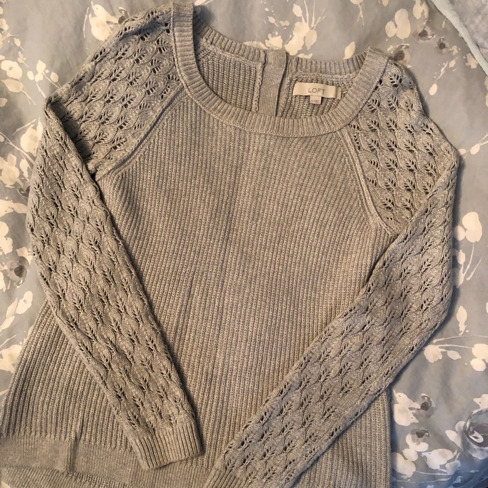 LOFT Crocheted Sweater